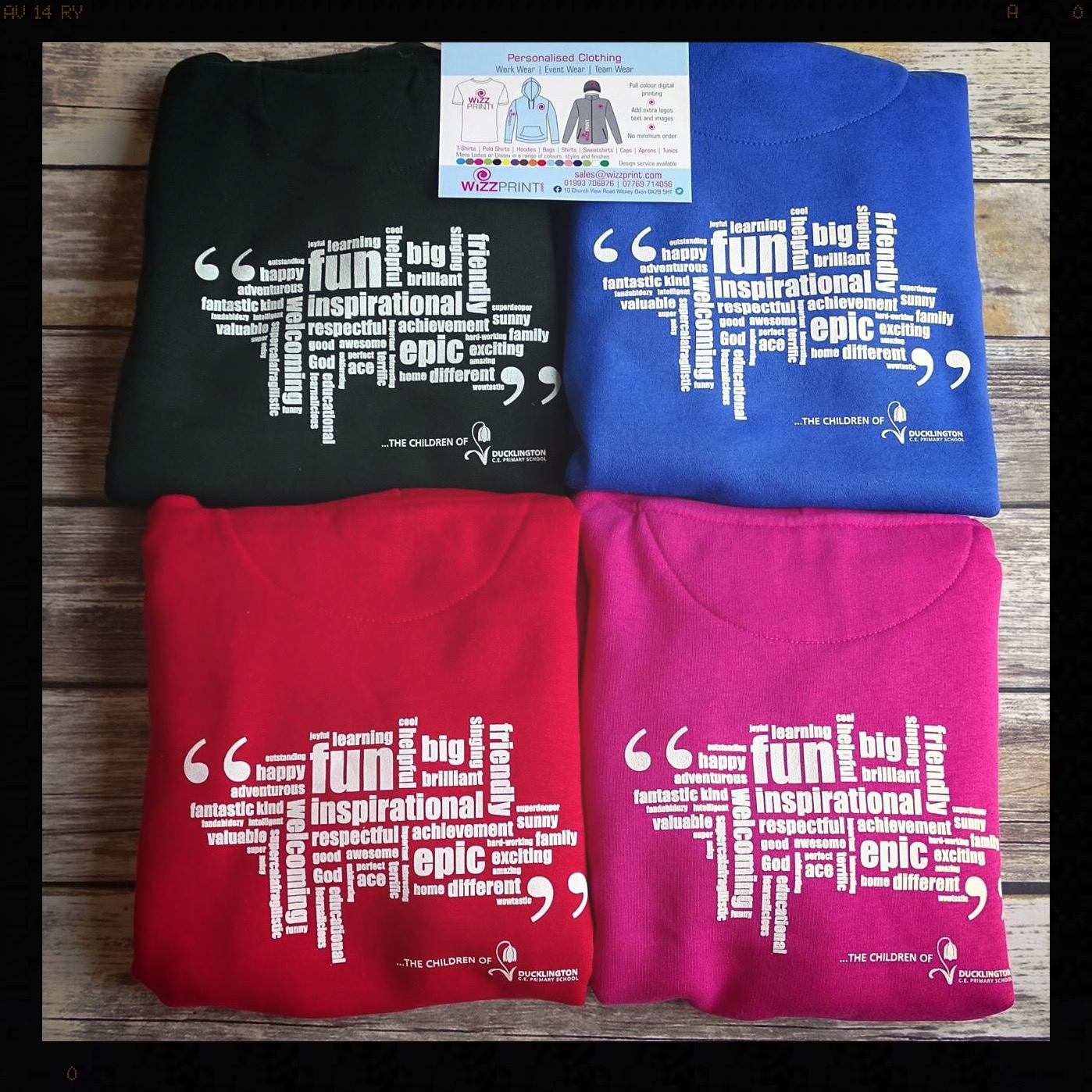 Screen Printed Hoodies