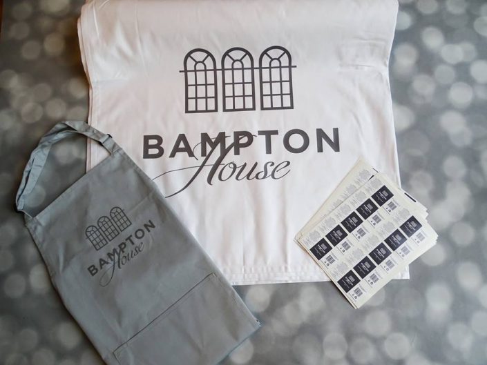 Bampton House Decals Apron and Table Cloth