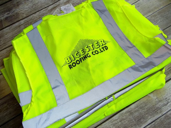 Bicester Roofing Open Mesh Vests