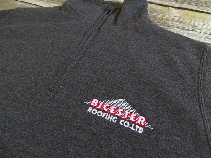 Bicester Roofing Grey Polo Shirt