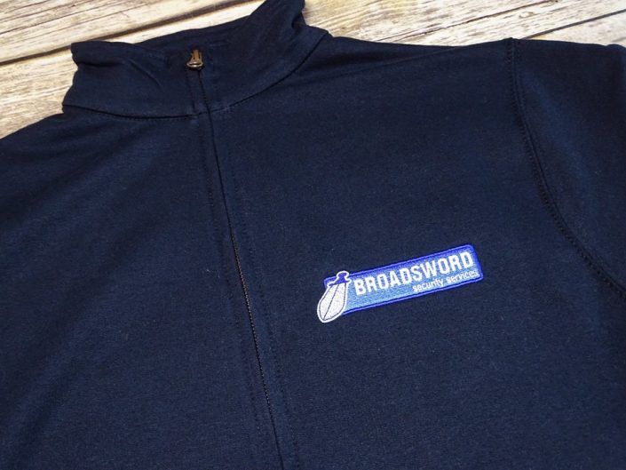 Broadsword Security Services Zipped Tops