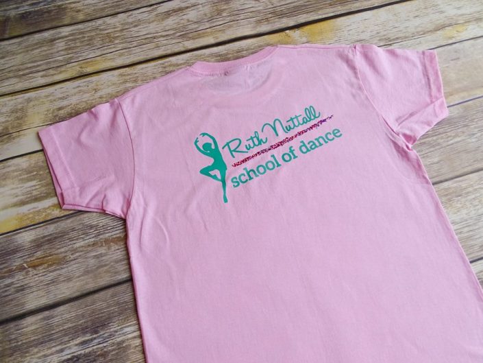 Ruth Nuttal School of Dance T Shirt backs