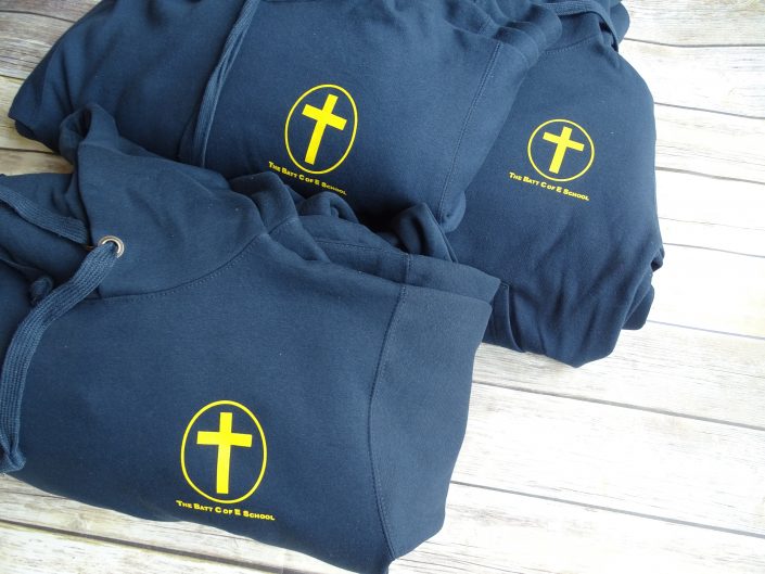 The Batt CE School leavers hoodies